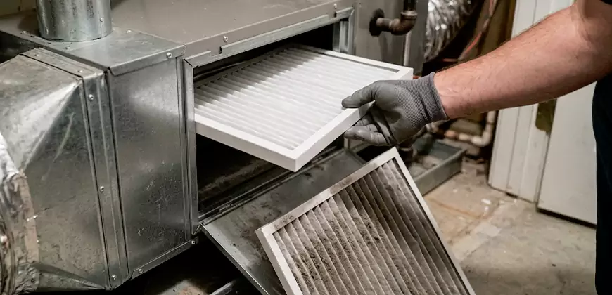 Window and Split Unit Filter Cleaning in Lorain