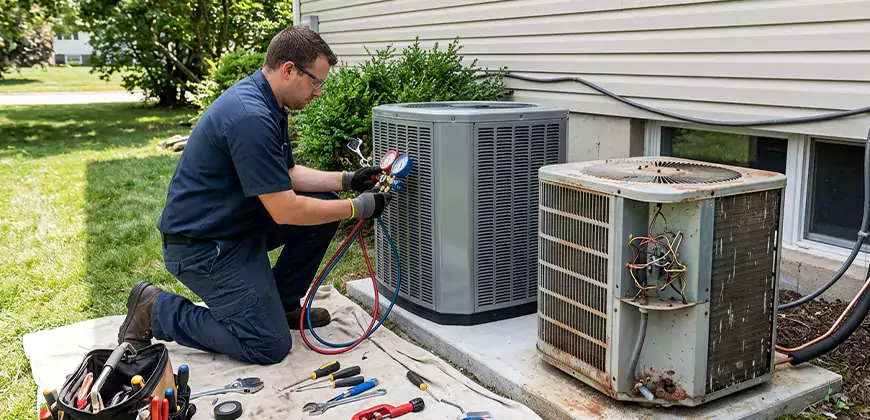 Seasonal AC Checkup in Lorain