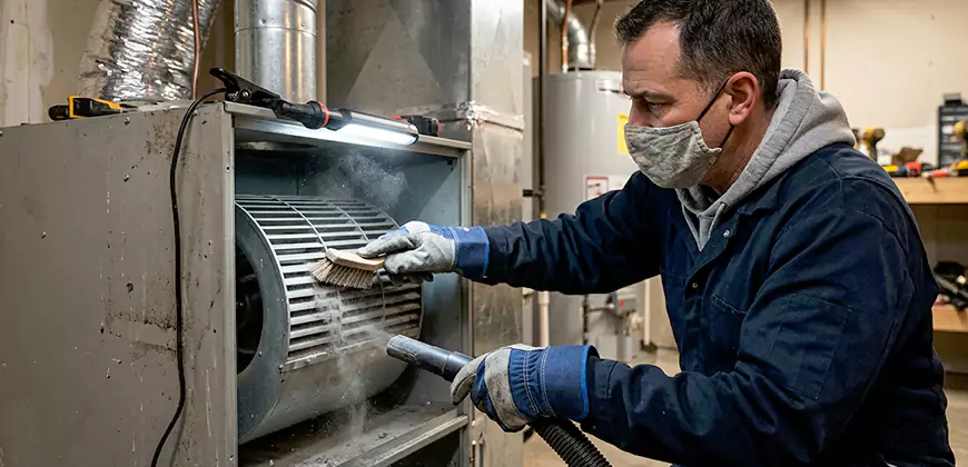 Commercial Vent Decontamination in Lorain