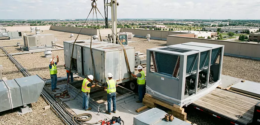 Warehouse and Industrial HVAC Replacement in Lorain